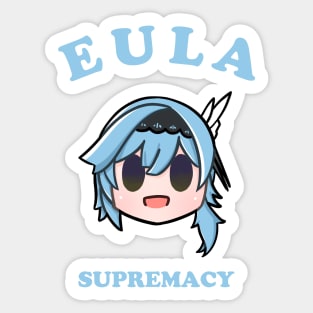 Genshin Impact Eula supremacy Sticker